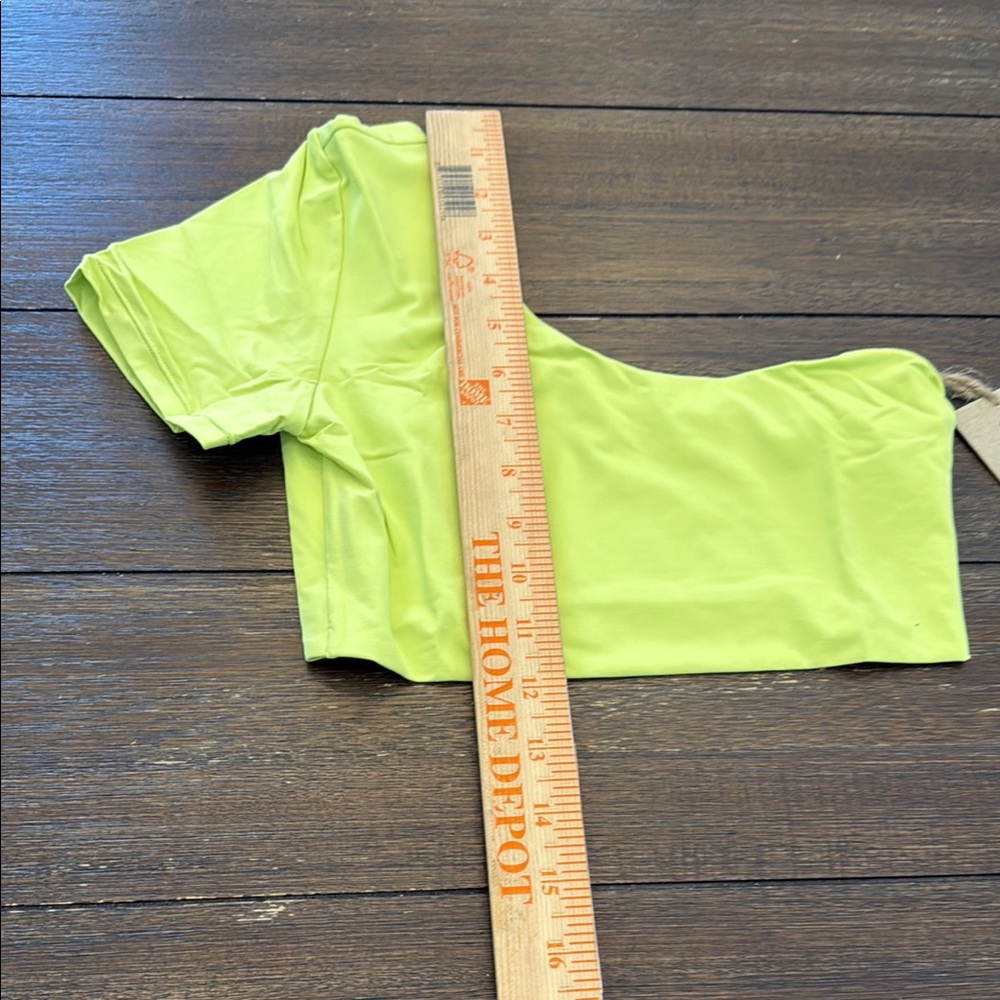 Toast Swim Signature One Shoulder Crop Top Size XS - Picture 6 of 8